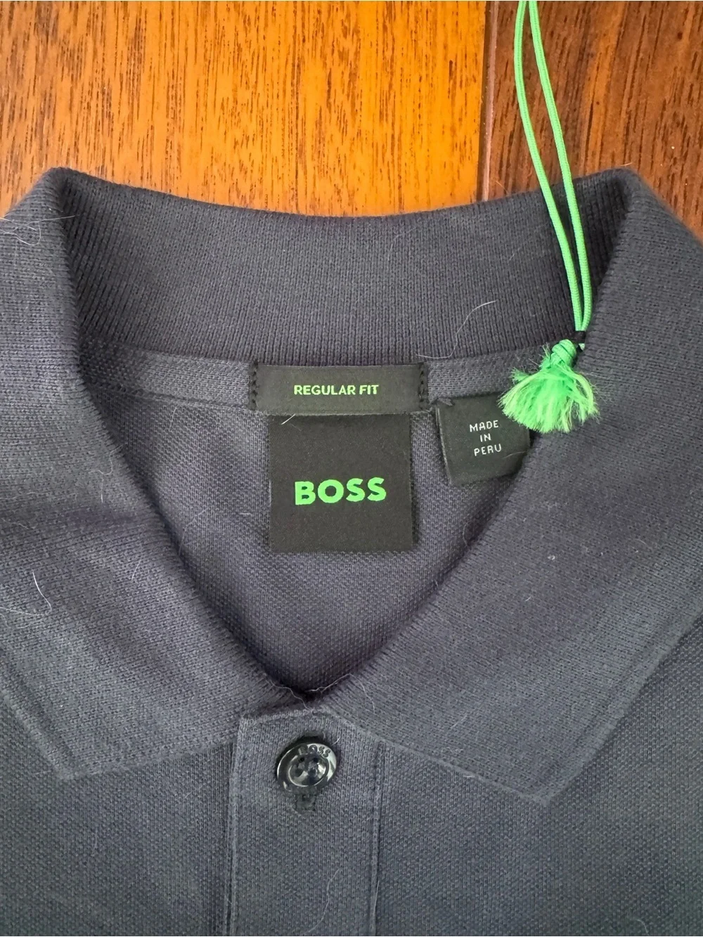NWT BOSS by Hugo Boss Piro Polo Shirt | Navy Blue | Regular Fit | Size Medium